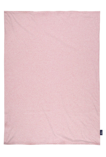 Babydecke in rose aus Baumwolle