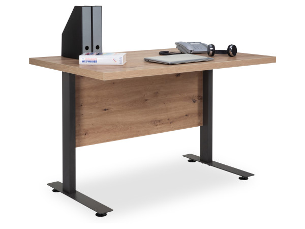 Schreibtisch RILEGA in anthrazit aus Metall