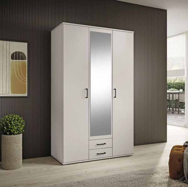 Kleiderschrank CHARLOTTO in kaschmir aus Dekor