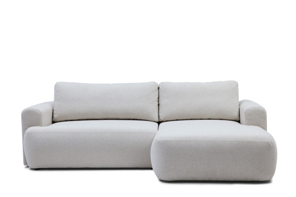 Polsterecke TOM TAILOR SOFT ECKE in Light Grey aus Stoff