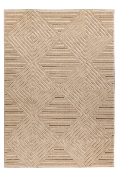 Teppich VIVA beige in beige aus Polypropylen