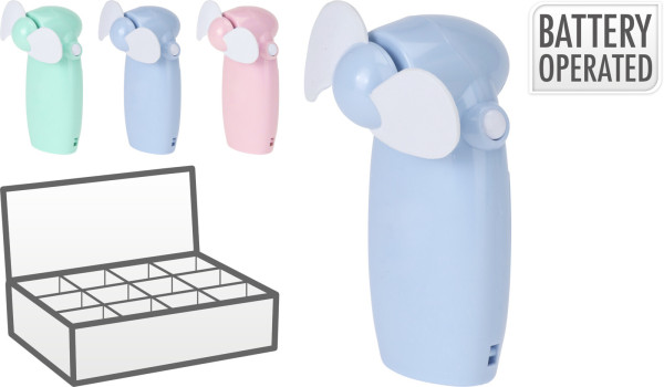 Handventilator MINI in mehrfarbig aus Kunststoff
