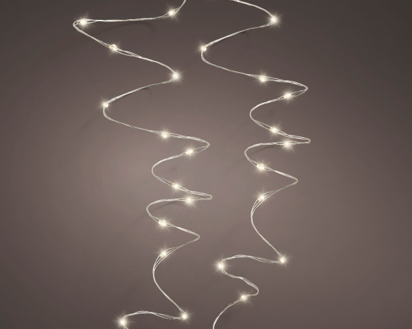 Lichterkette LED TWINKLE in mehrfarbig aus Materialmix