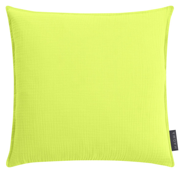 Kissenhülle BANG lemon in limette aus Baumwolle