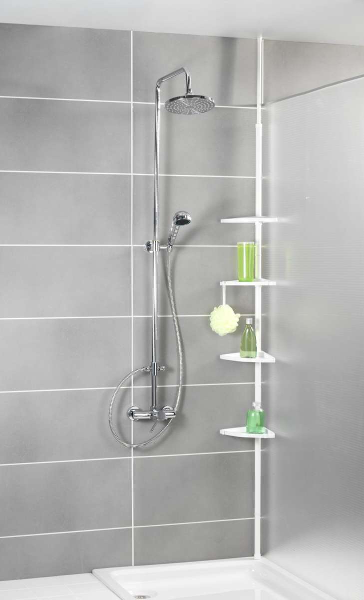 Teleskop-Duschregal COMPACT | Regale & Ablagen | Badezimmer | Räume