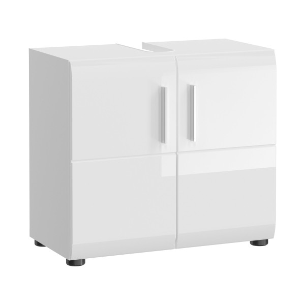 Waschbeckenunterschrank ICE in weiß aus MDF furniert