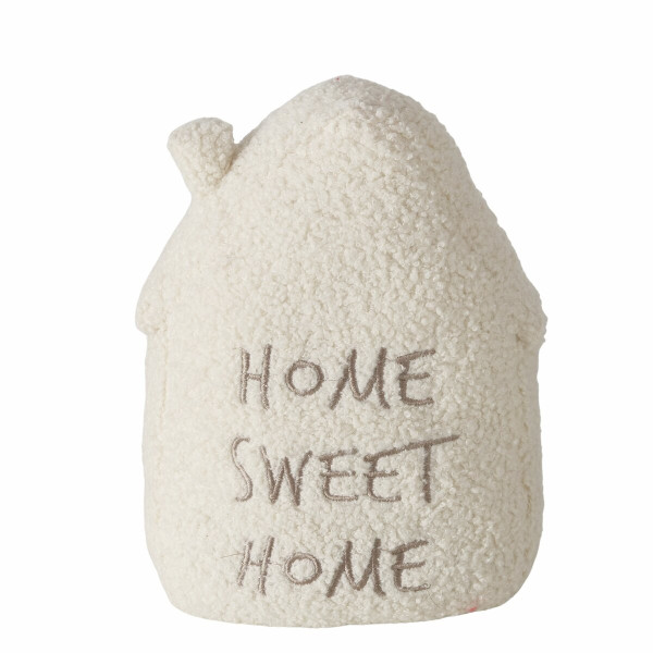 Türstopper SWEET HOME in sand aus Polyester