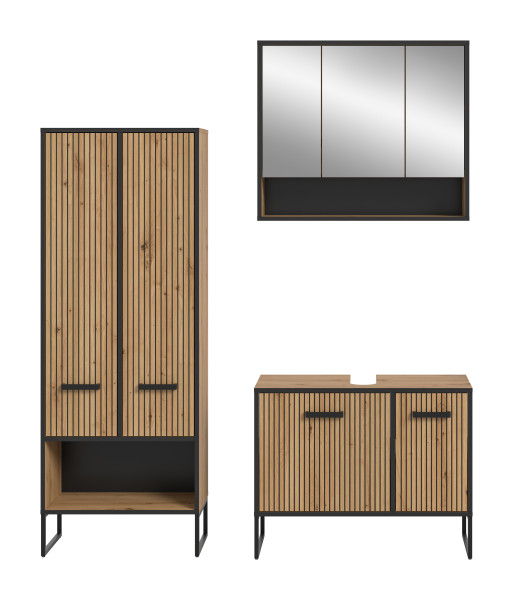 Badezimmerset BAGNO in Eiche aus Holz