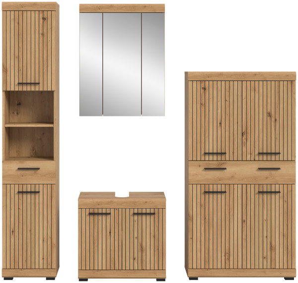 Badezimmerset SCOUT in Eiche aus Holz