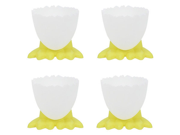 Eierbecher-Set CHICK in mehrfarbig aus Kunststoff