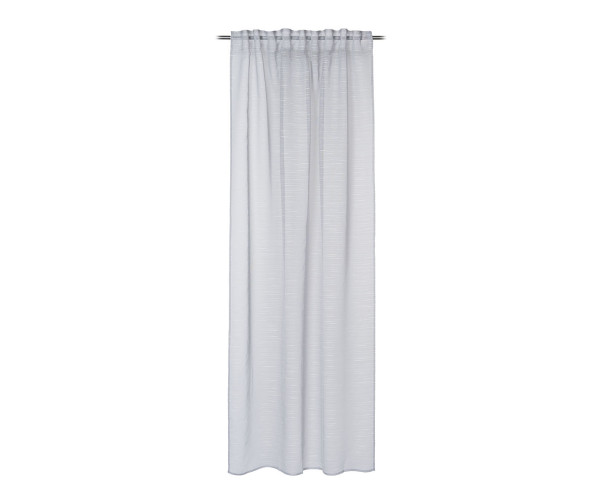 Fertigvorhang FILOU silber in silberfarben aus Polyester