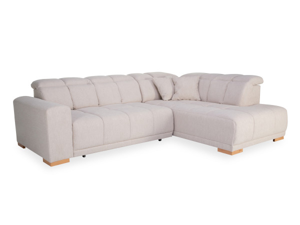 Polsterecke LIV\\\'IN KAVARNA in creme aus Stoff