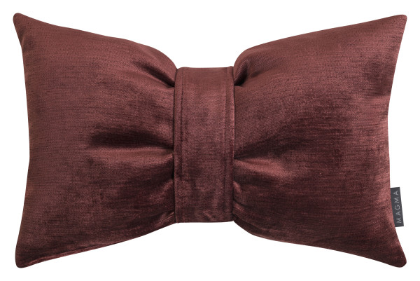 Schleifenkissen ROSSINI rot in rot aus Polyester