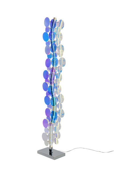 Stehleuchte IRIDE in mehrfarbig aus Kunststoff