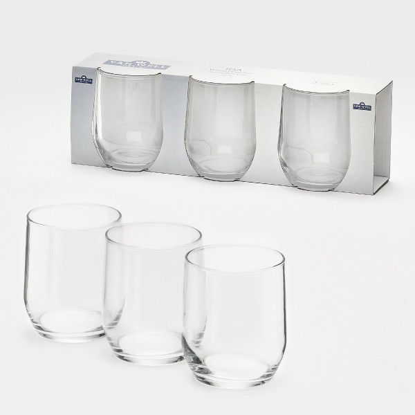 Whiskeybecher-Set IDA in transparent aus Glas