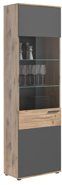 Vitrine MASON in mehrfarbig aus MDF furniert