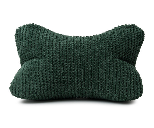 Lesekissen ELMA dunkelgrün in dunkelgrün aus Polyester