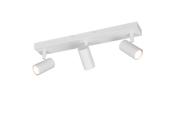 Deckenspot TARYN 3-flammig in weiß aus Metall