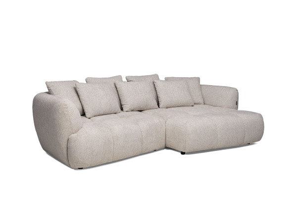 Polsterecke BENSO in beige aus Stoff