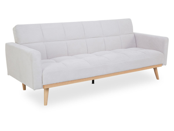 Schlafsofa HINATA in creme aus Stoff