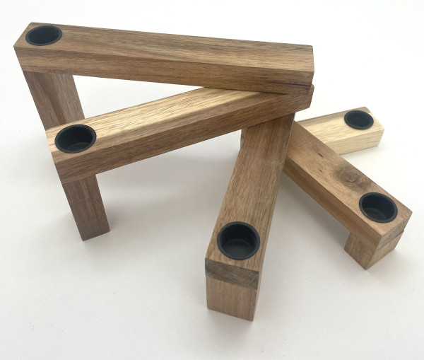 Kerzenhalter IVAR in natur aus Materialmix