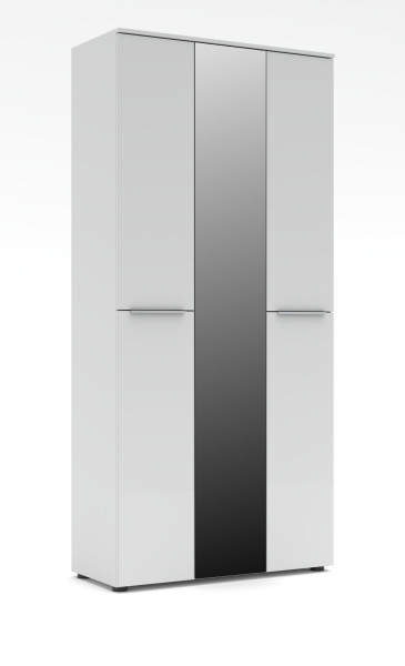 Garderobenschrank SYRINA in weiß aus Dekor