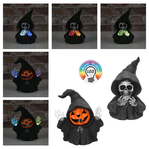 Leuchtfigur HALLOWEEN SKULL