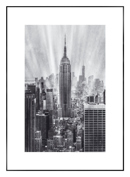 Bild NEW YORK SKY in mehrfarbig aus Papier