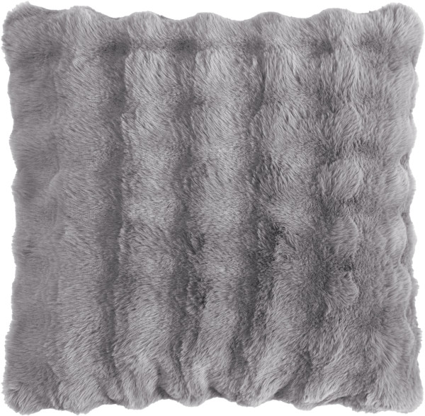 Kissenhülle ALINE grau in grau aus Polyester