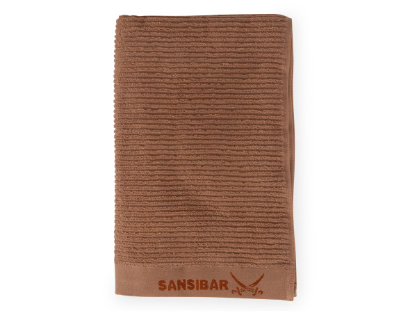 Duschtuch SANSIBAR COAST in mocha mousse aus Baumwolle