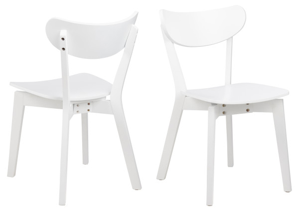 Holzstuhl ROXBY in weiß