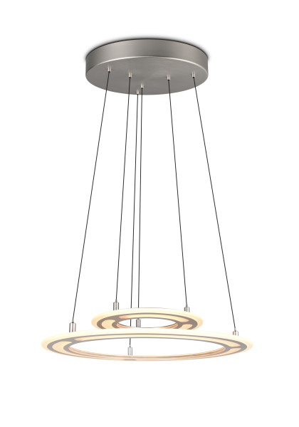 Pendelleuchte CROMER in Nickel aus Metall