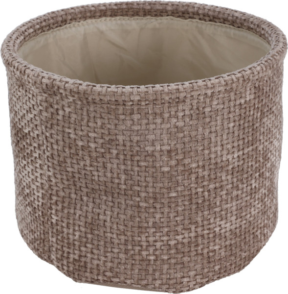 Korb TEDDY klein in braun aus Polyester
