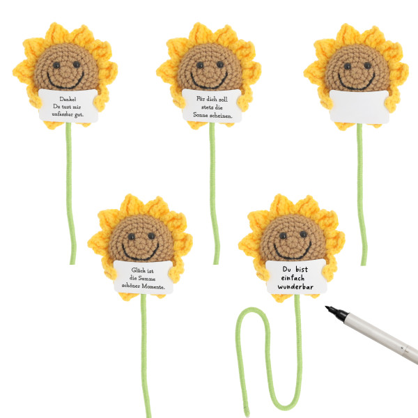 Sonnenblume OPTIMIST in braun aus Polyester