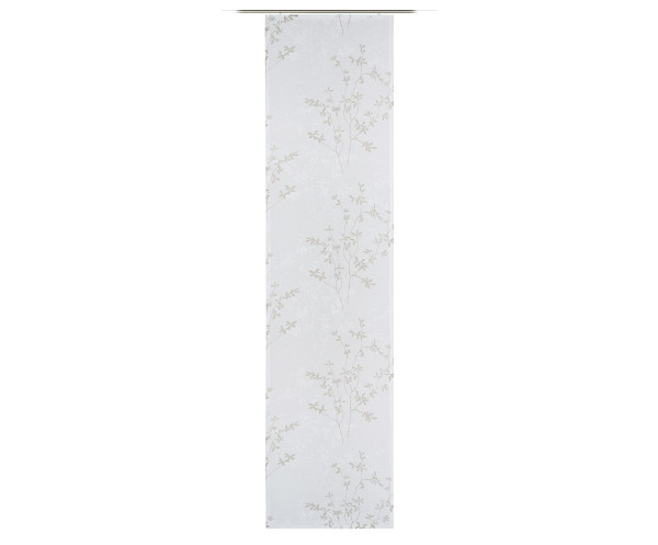 Flächenvorhang VICTORIA taupe in taupe aus Polyester