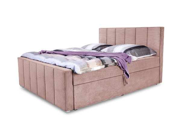 Boxbett RIO in rosa aus Stoff