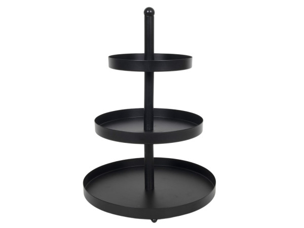 Etagere BLACK in schwarz aus Metall