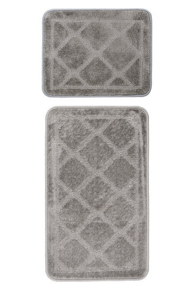 Badematte BARI silber