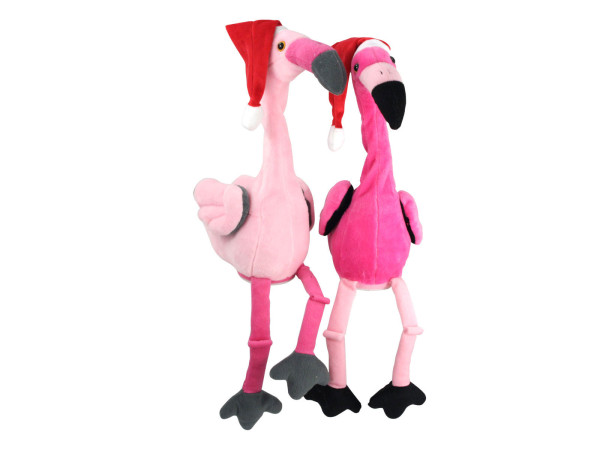 Dekofigur FLAMINGO in mehrfarbig aus Polyester