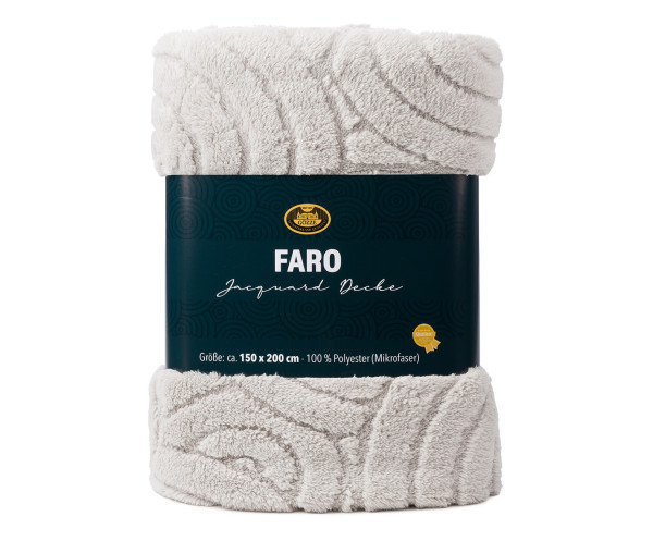 Decke FARO silber