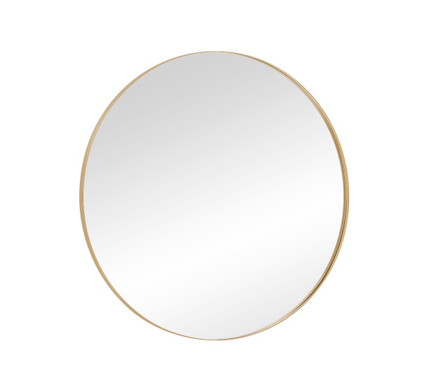 Spiegel DROP BAILEE in goldfarben aus Metall