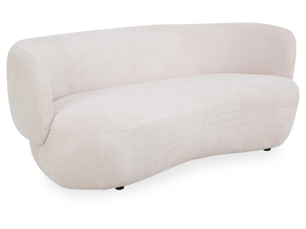 Sofa 2-Sitzer LYONEL in beige aus Stoff