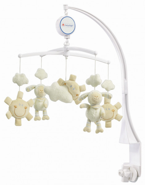 Musik-Mobile BABYLOVE in beige aus Stoff
