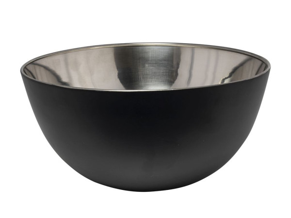 Schale BLACK in schwarz aus Edelstahl