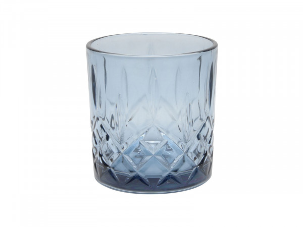 Trinkglas NAVI in blau aus Glas