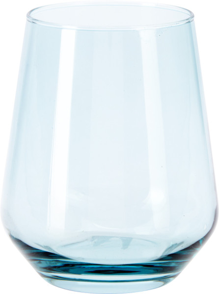 Trinkglas TREVISO in blau aus Glas