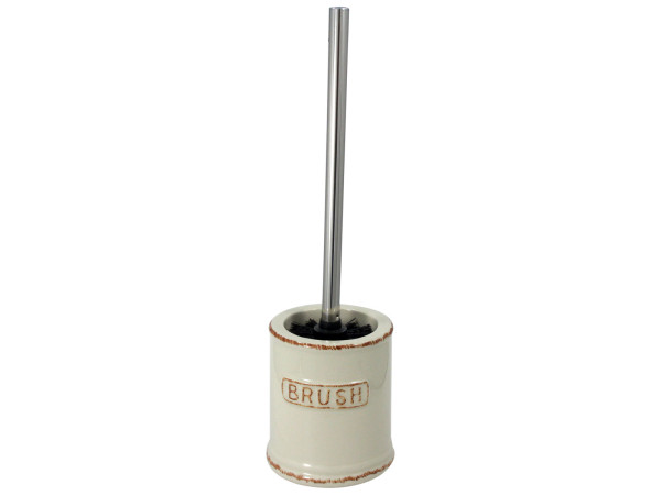 Toilettenbürste BRUSH in beige aus Keramik