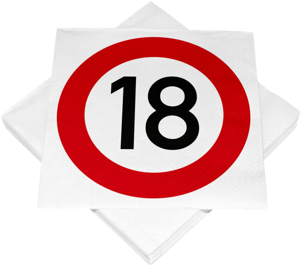 Servietten EIGHTEEN