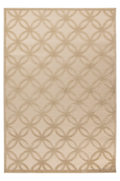 Teppich AMIRA beige in beige aus Polypropylen