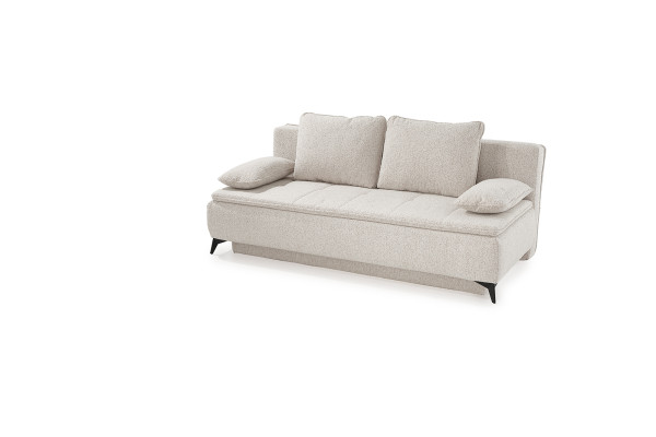 Schlafsofa LEDION in beige aus Stoff